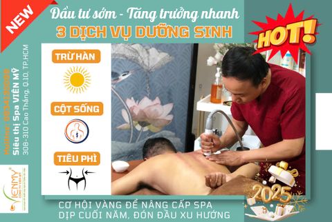 Cách đầu tư thiết bị spa tạo nên 3 dịch vụ dưỡng sinh trị liệt HOT nhất cuối năm