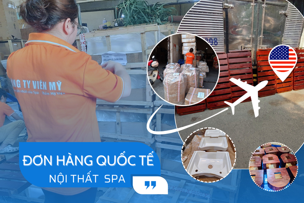 Chuyển giao 10 giường gội spa đa chức năng đến đối tác tại Hoa Kỳ