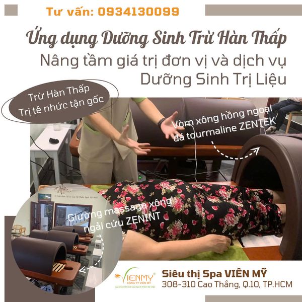 Đột phá công nghệ spa dưỡng sinh: Bộ thiết bị trừ Hàn Thấp