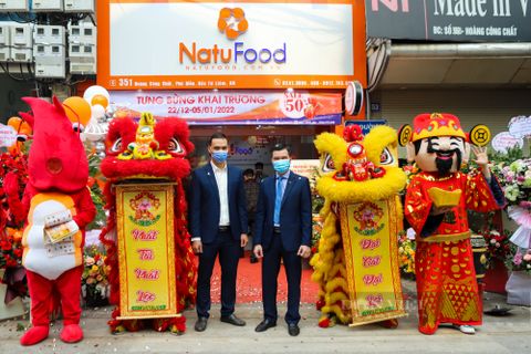 ( Báo Dân Việt ) Khai trương chuỗi siêu thị siêu hải sản NatuFood