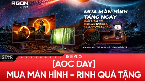 [AOC Day] Mua Màn Hình - Rinh Quà Tặng
