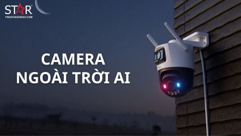 Camera ngoài trời tích hợp AI – Giải pháp giám sát thông minh cho gia đình