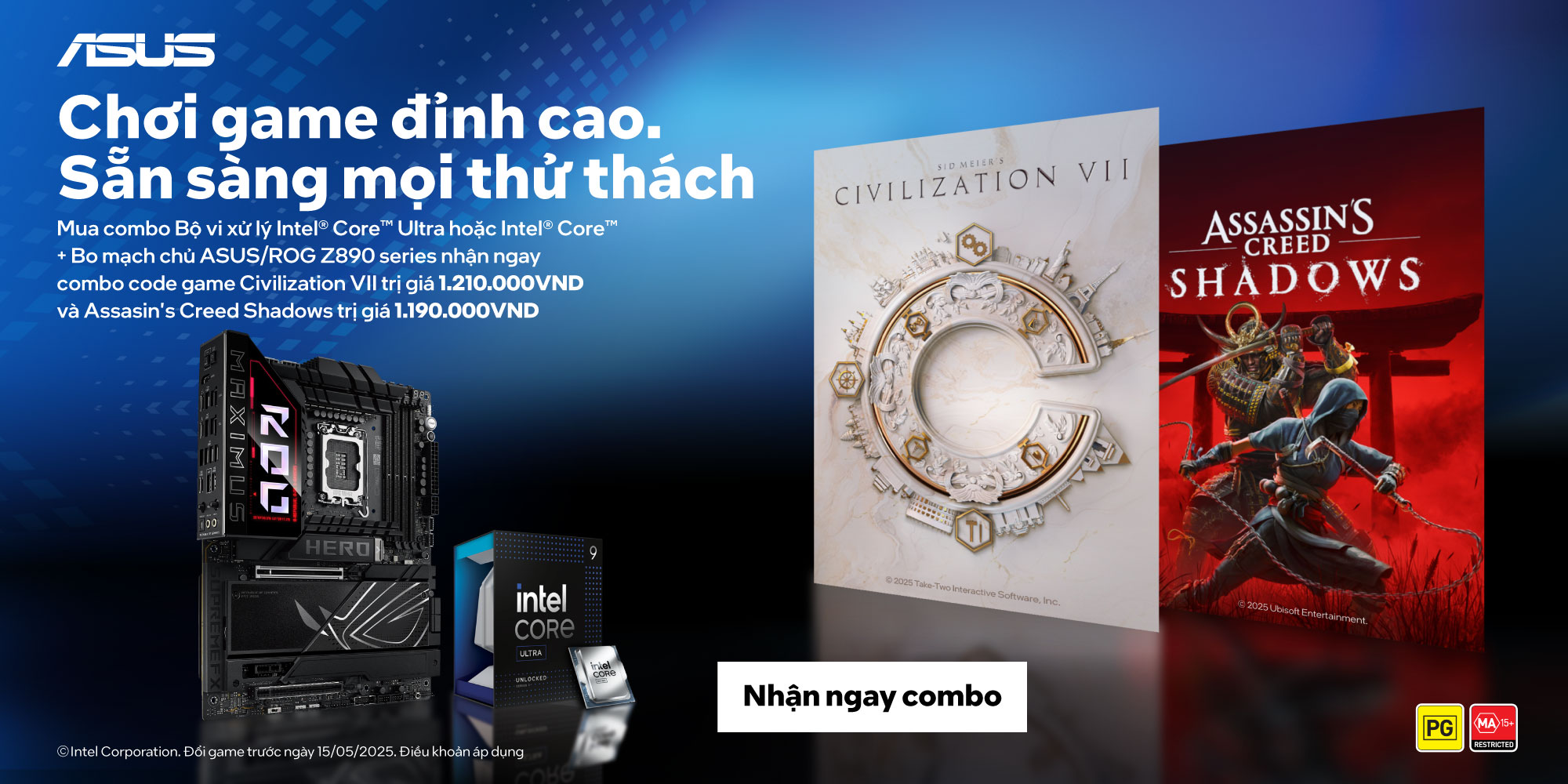 ASUS TẶNG CODE GAME | CHƠI GAME ĐỈNH CAO – SẴN SÀNG MỌI THỬ THÁCH ...