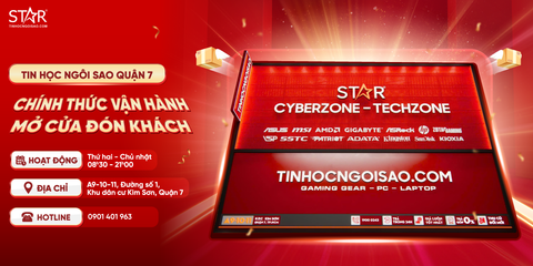 🎉 Chính thức vận hành Showroom Tin Học Ngôi Sao Quận 7