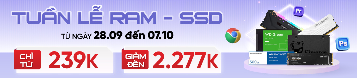 Tuần lễ Ram - SSD 2023