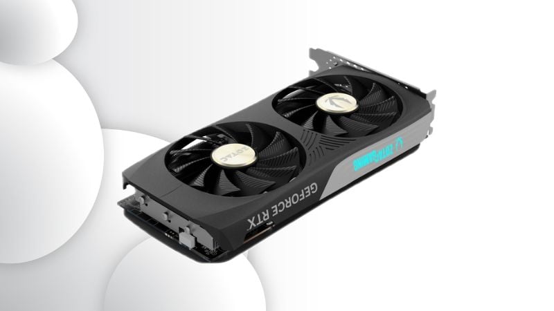 VGA ZOTAC GAMING GeForce RTX 4070 SUPER Twin Edge OC có thiết kế nhỏ gọn