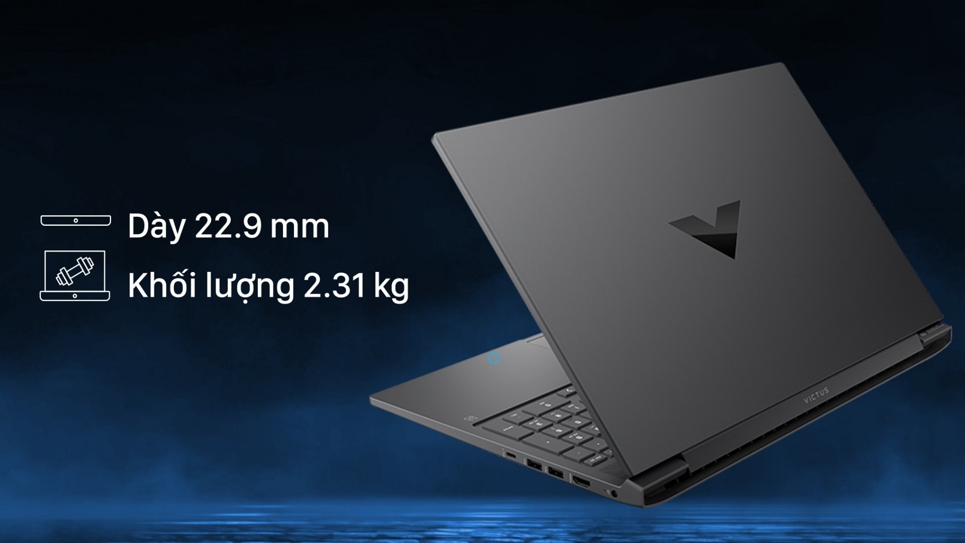 Laptop HP VICTUS 16-S0173AX - Thiết kế hiện đại, cứng cáp chuẩn gaming