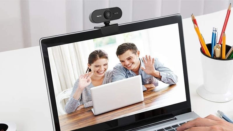 Check lại kết nối của webcam rời