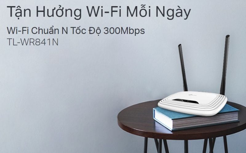 Phát Wifi TP-Link TL-WR841N – 2 anten