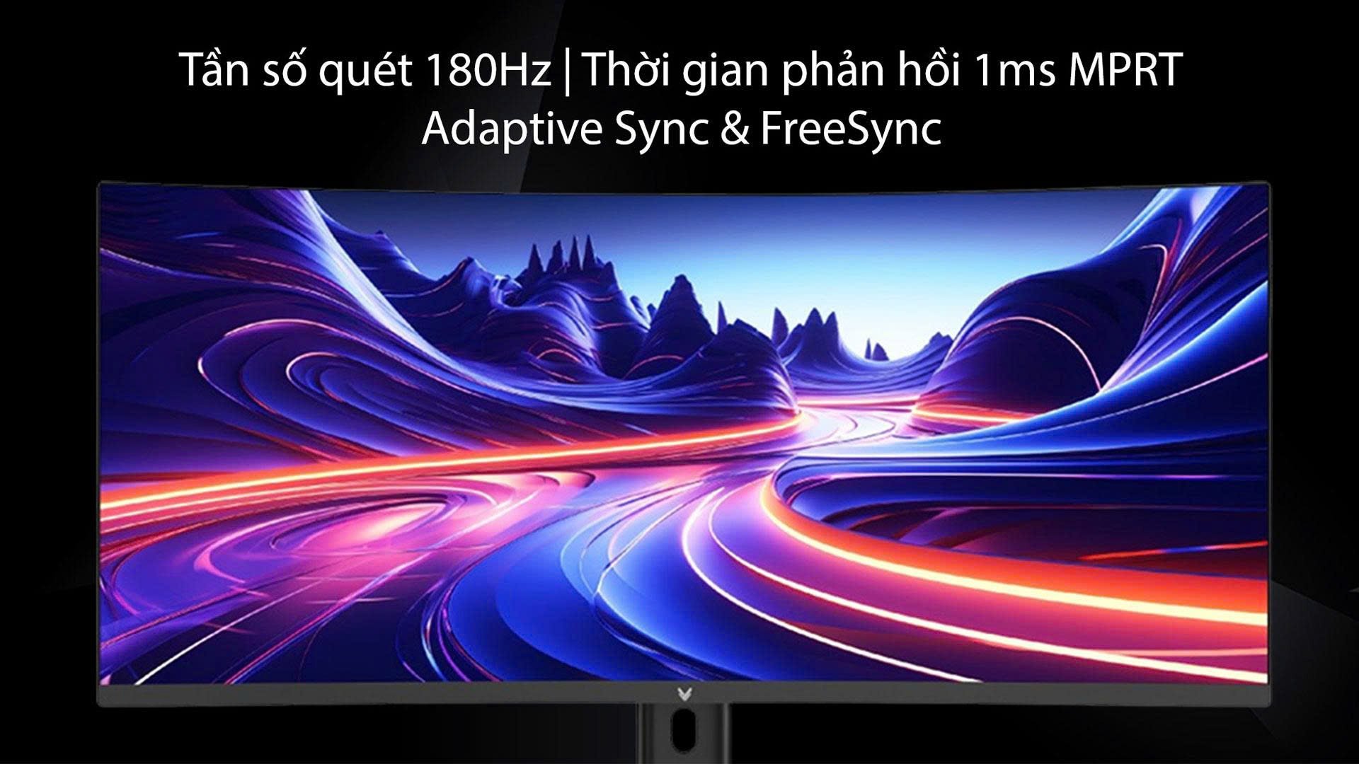 Màn hình ULTRAWIDE Gaming VSP VG3418QC - Hình ảnh chuyển động mượt mà