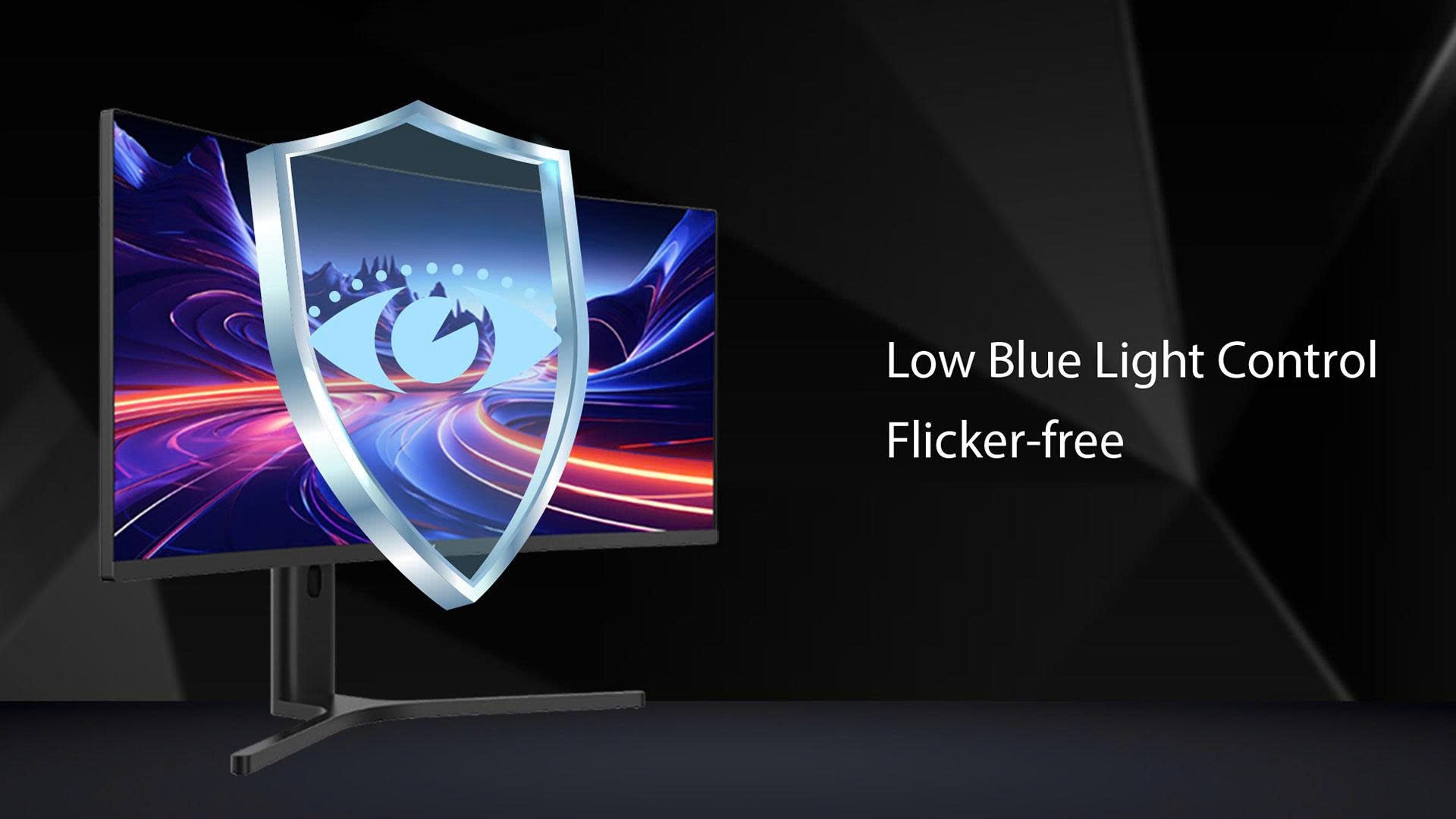 Màn hình ULTRAWIDE Gaming VSP VG3418QC - Bảo vệ mắt