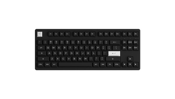 Bàn phím AKKO 3087 RF White on Black có thiết kế bắt mắt