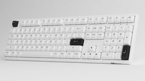 Bàn phím AKKO 3108 RF Black on White hỗ trợ kết nối không dây