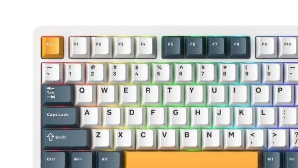 Bàn phím cơ Machenike K600 B82W sử dụng switch Outemu Silver