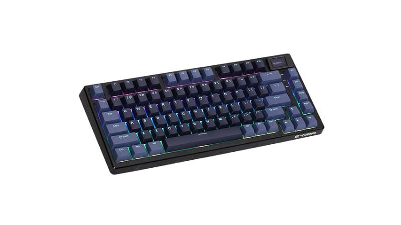 E-Dra EK375 Pro Alpha có thiết kế layout 75% với 81 phím, giúp tiết kiệm không gian mà vẫn đảm bảo đầy đủ chức năng