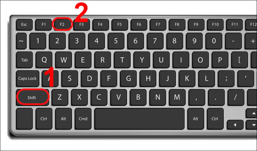 Bạn cần nhấn tổ hợp phím 