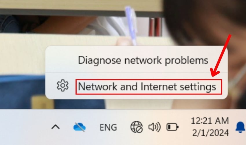 Kết nối WiFi cho laptop Windows 10, 11