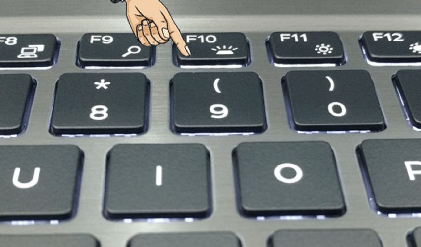 Cách tắt đèn bàn phím laptop dell