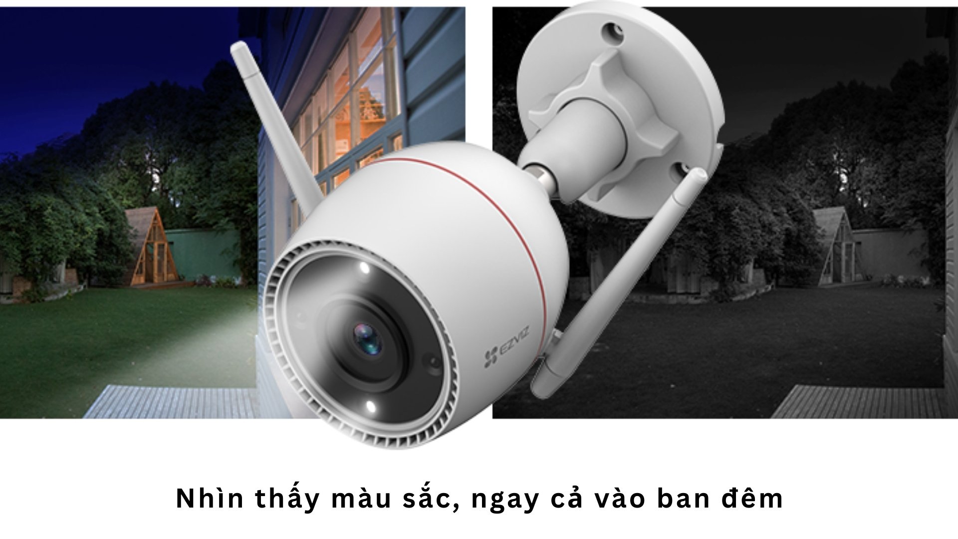 Camera EZVIZ H3c 2K - Hình ảnh sắc nét 2K