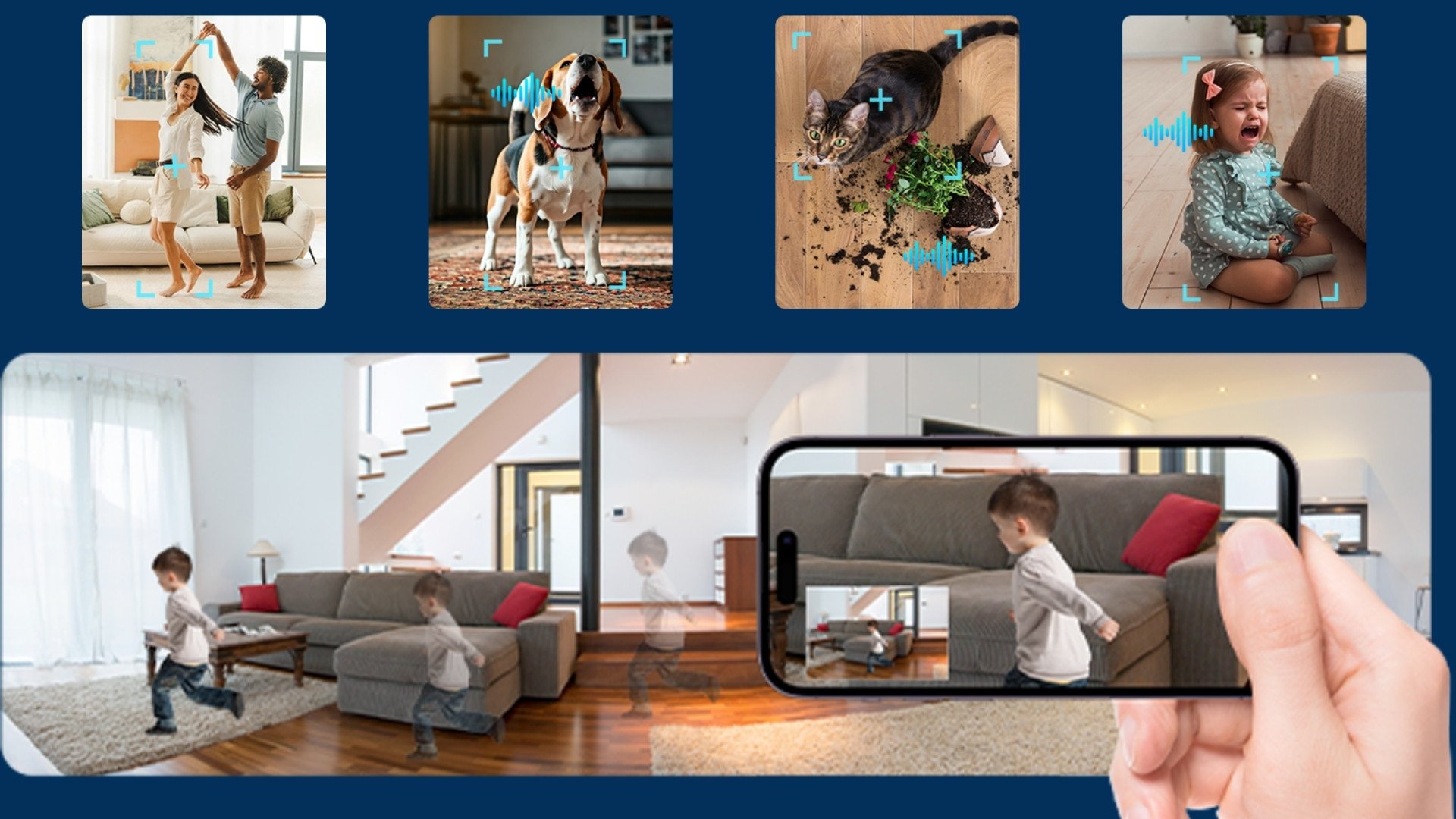 Camera WiFi 360 Độ 8MP EZVIZ H6c G1 - tính năng thông minh hỗ trợ