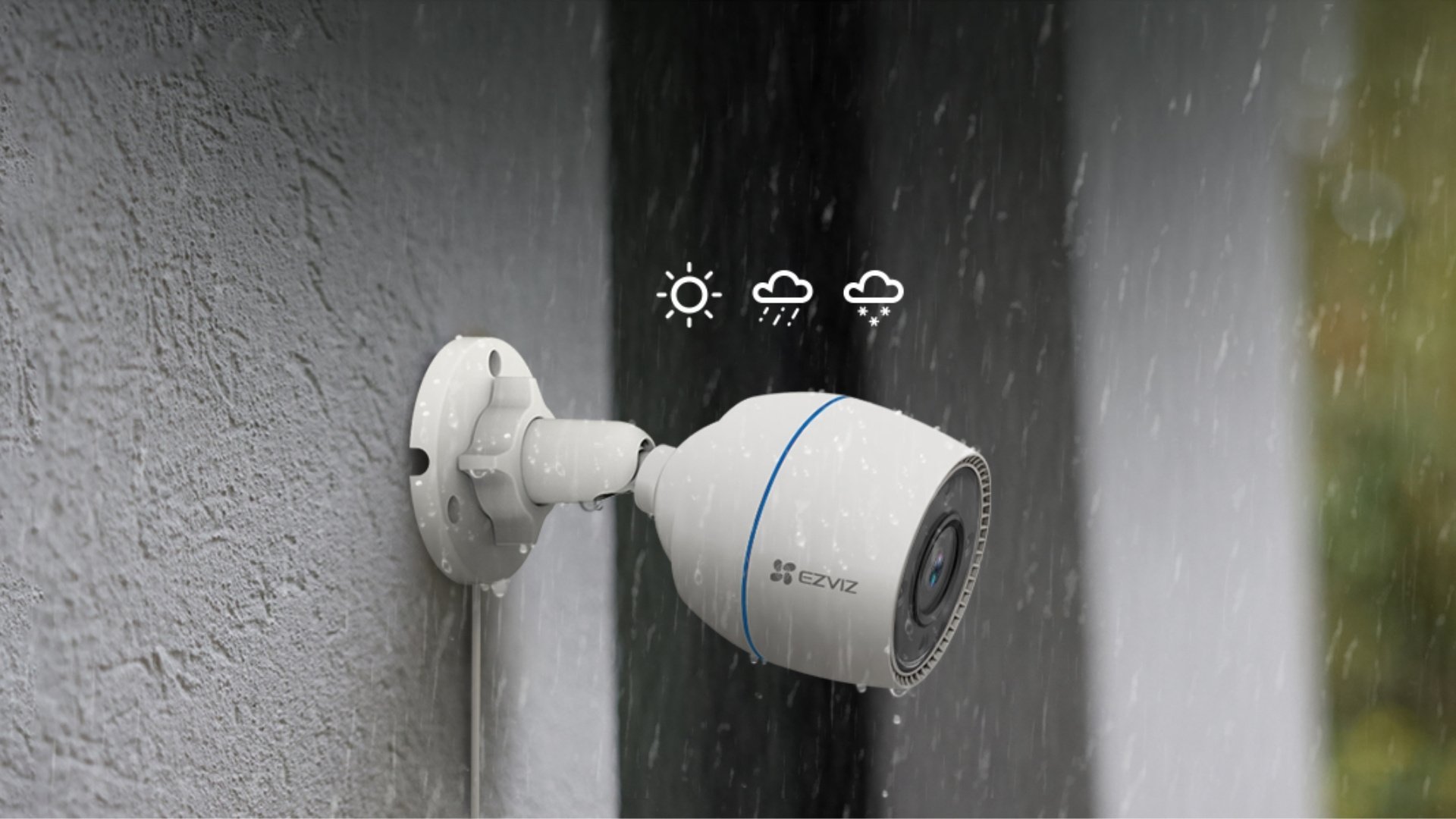 Camera WiFi Ngoài Trời 2MP EZVIZ H3c Color - IP67