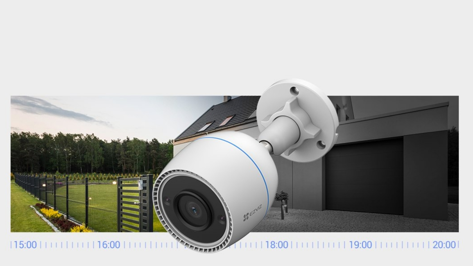Camera WiFi Ngoài Trời 2MP EZVIZ H3c - Ghi hình chất lượng Full HD