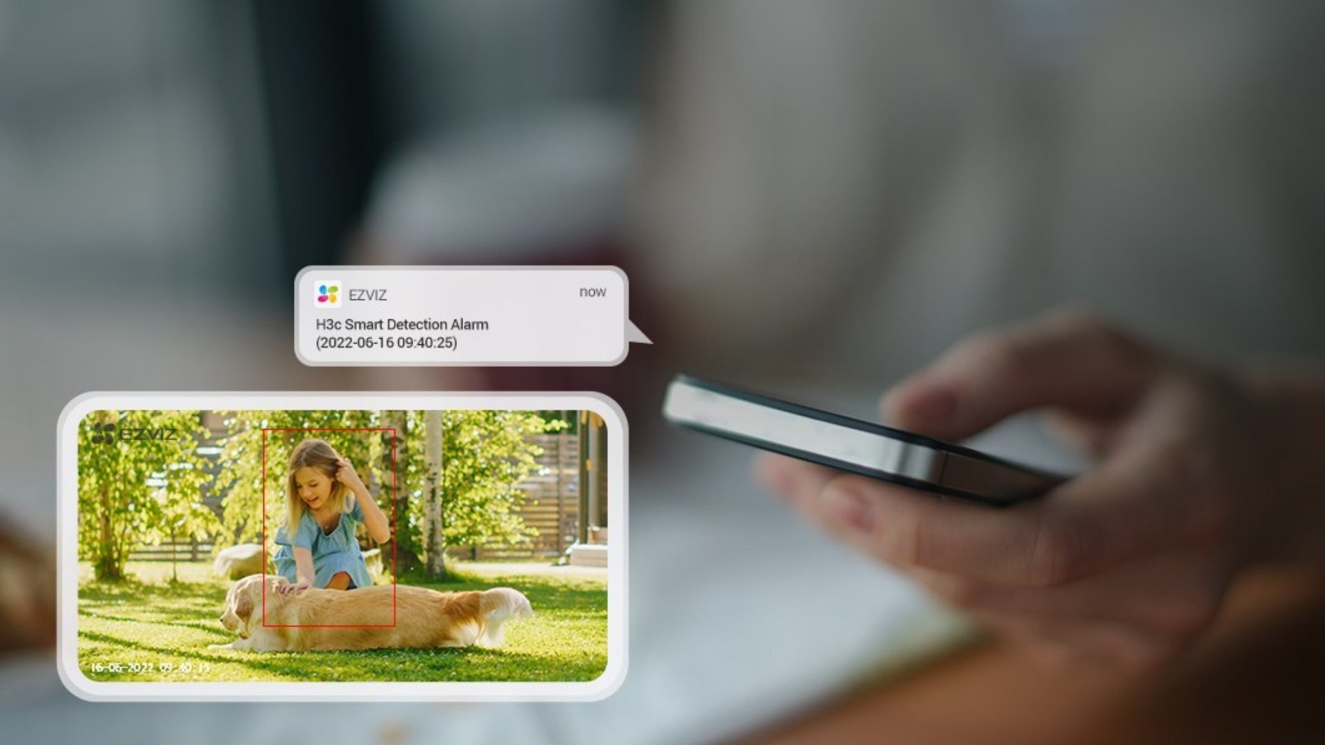 Camera WiFi Ngoài Trời 2MP EZVIZ H3c - Tích hợp thuật toán AI hiện đại