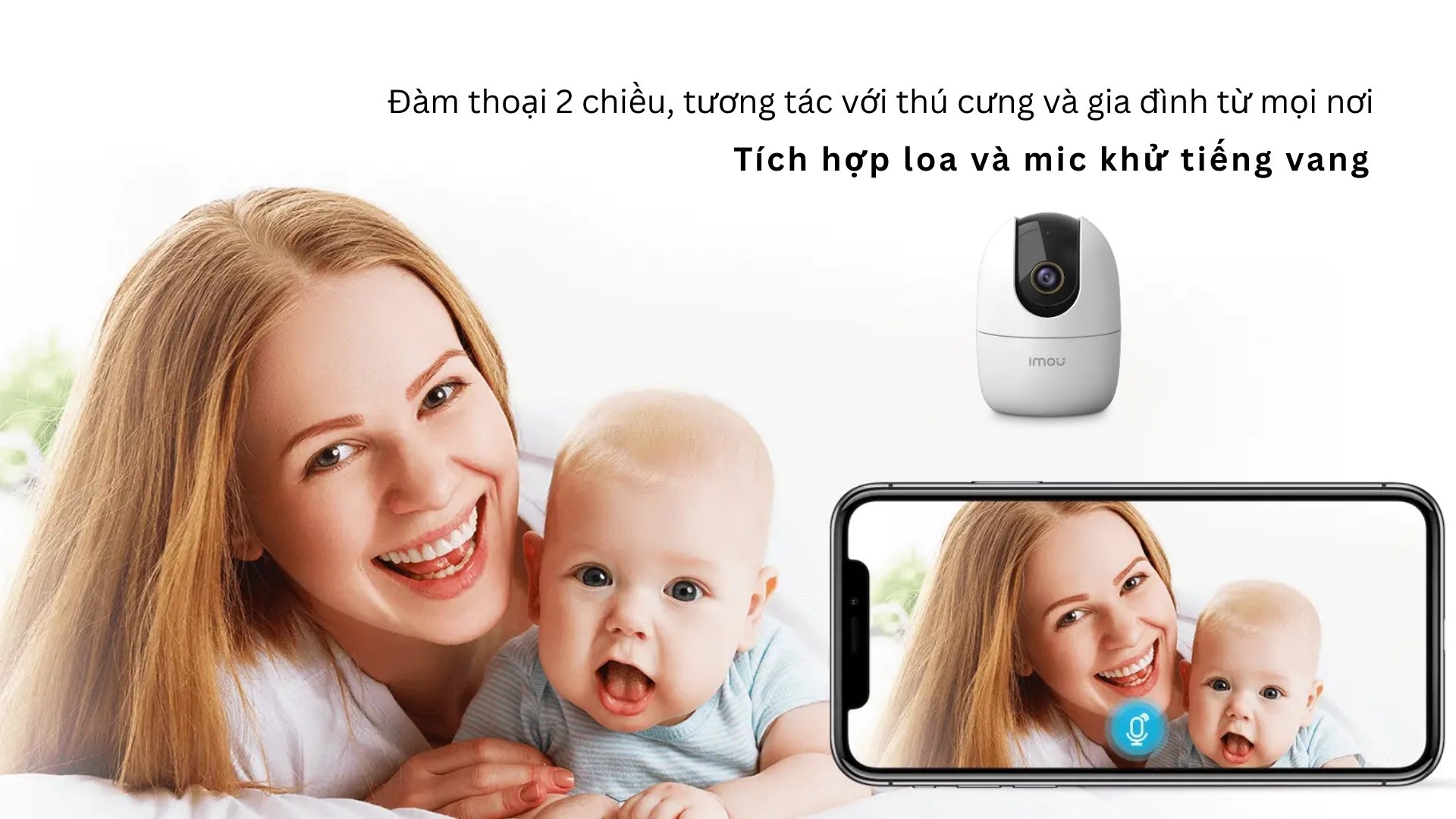Camera IMOU Ranger 2 5MP IPC-A52P - Đàm thoại 2 chiều
