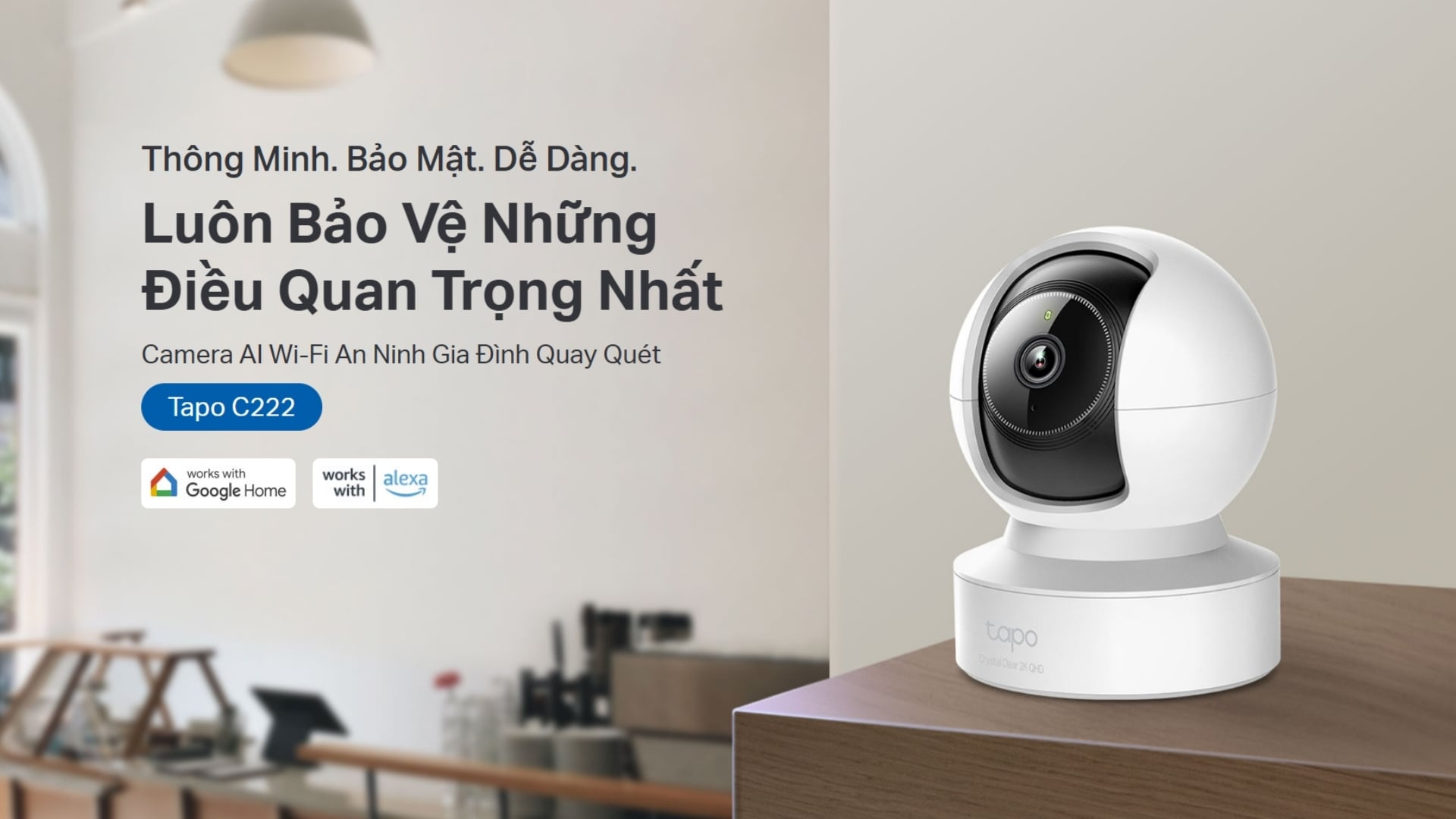 Camera TP-Link Tapo C222 4MP - Lưu trữ và bảo mật
