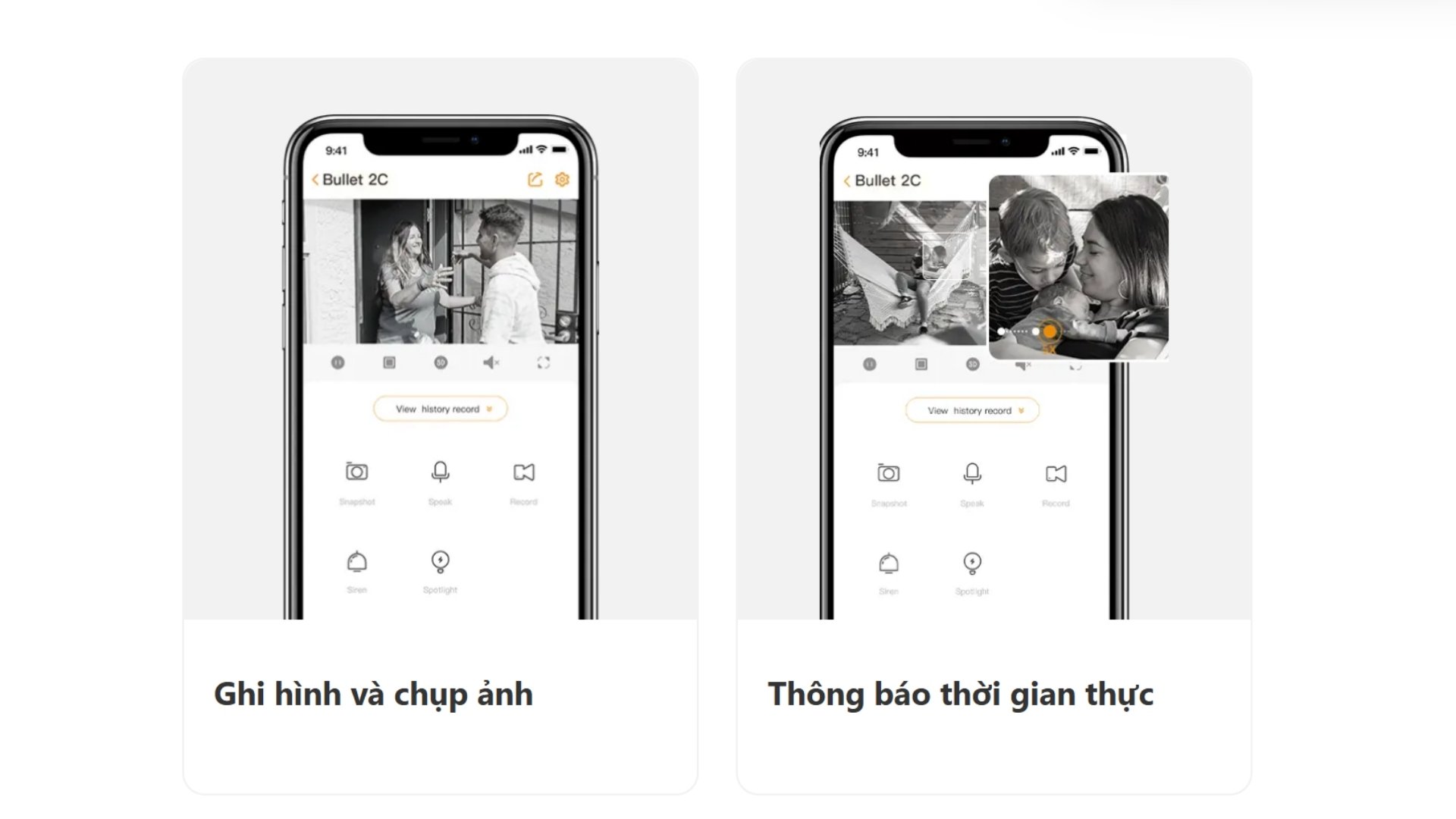 Camera Imou IPC-F42P - Phát hiện chuyển động/người và gửi thông báo tức thì