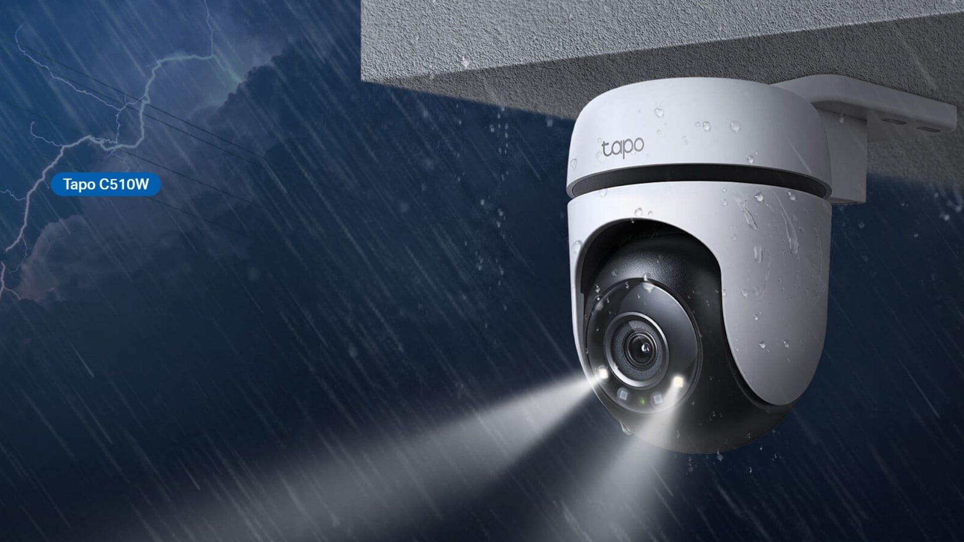 Camera WiFi Ngoài Trời 360 Độ 3MP TP-Link Tapo C510W - IP65