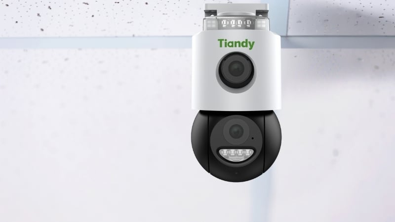 Camera TIANDY H363N hỗ trợ kết nối Wifi tiện lợi, giúp quá trình lắp đặt nhanh chóng và không cần dây dẫn phức tạp