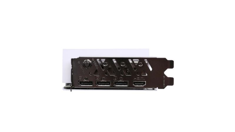 Colorful iGame GeForce RTX 4070 Ultra W OC có các cổng kết nối như HDMI 2.1a và DisplayPort 1.4a