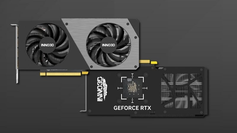 Card màn hình VGA INNO3D GeForce RTX 4060 Ti 16GB Twin X2 sở hữu công nghệ Ray Tracing và DLSS 3 tiên tiến từ NVIDIA