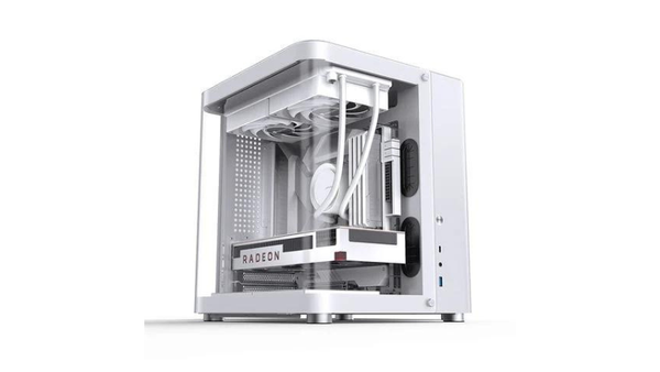 Case Jonsbo TK-1 2.0 - Trắng bạc có thiết kế đơn giản