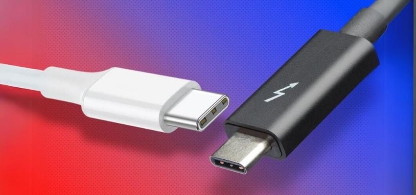 Phân biệt USB-C và USB-C Thunderbolt