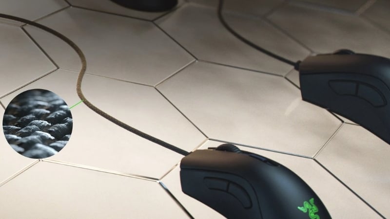 Chuột gaming Razer Basilisk V3 sử dụng kết nối có dây