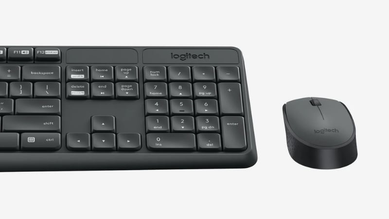 Combo phím chuột không dây Logitech MK235 hỗ trợ kết nối với nhiều hệ điều hành