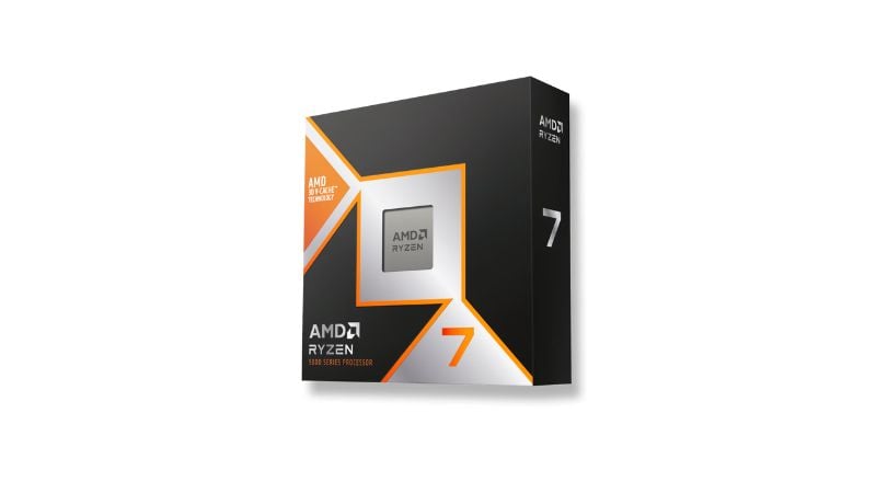 CPU AMD Ryzen 7 9800X3D được trang bị 8 nhân và 16 luồng, kết hợp cùng tốc độ xung nhịp cơ bản 4.7 GHz, tăng tối đa lên 5.2 GHz