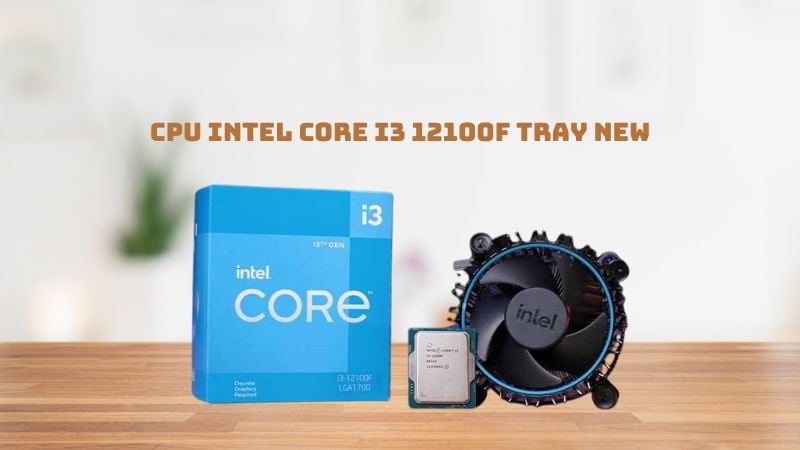 Intel Core i3 12100F Tray New còn hỗ trợ hai loại RAM đó là DDR4 và DDR5