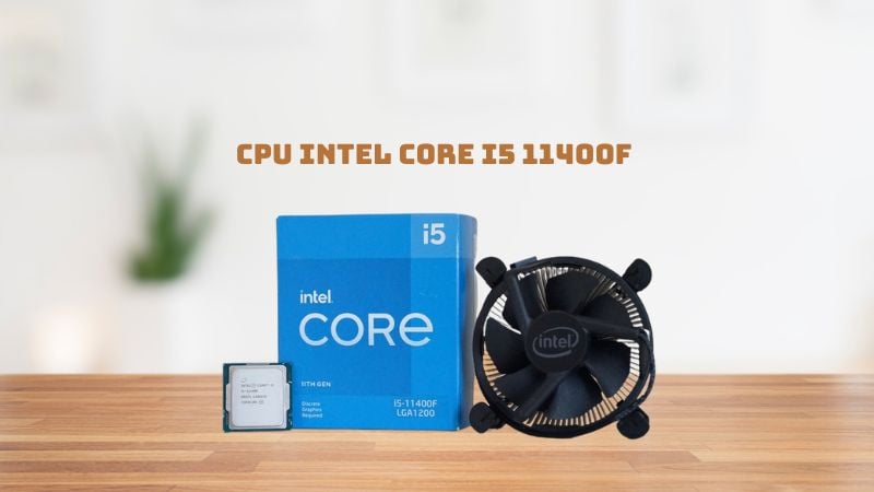 CPU Intel Core i5-11400F được hỗ trợ kết nối bộ nhớ DDR4-3200