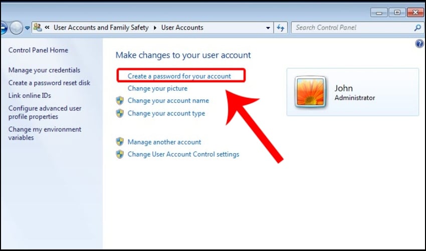 Đặt mật khẩu cho laptop Acer