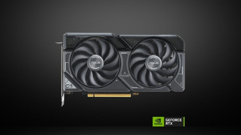 Card màn hình ASUS Dual GeForce RTX 4060 Ti OC Edition 16GB GDDR6 hỗ trợ Ray Tracing và NVIDIA DLSS 3