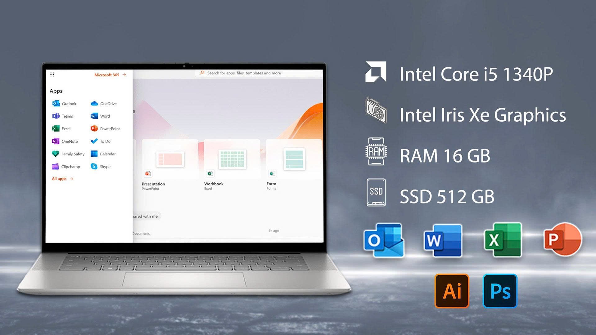 Laptop Dell Inspiron 16 5630 (R1605S) - Hiệu năng mạnh mẽ đa nhiệm