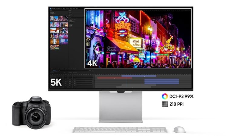 Màn hình Samsung ViewFinity S9 LS27C900PAEXXV 5K với độ phân giải 5120 x 2880 pixel