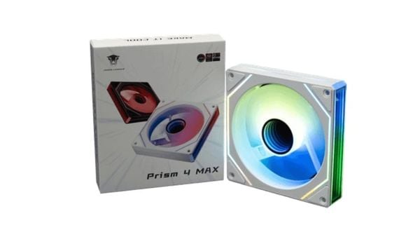 Fan Case Leopard Prism 4Max ARGB - White (Sync Main)