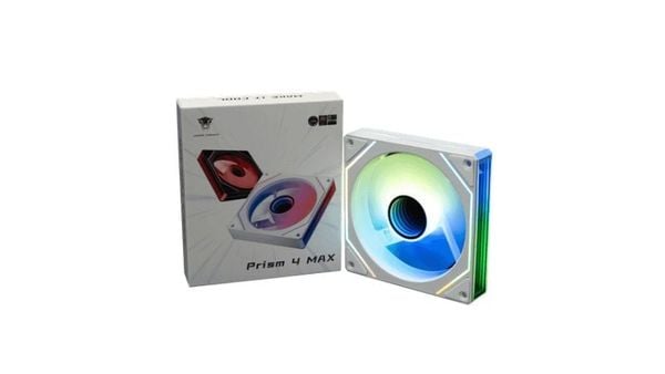 Fan Case Leopard Prism 4Max ARGB - White