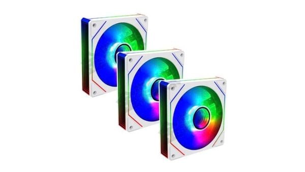 Fan Case Leopard S1 Auto RGB - White được trang bị hệ thống đèn LED RGB tự động