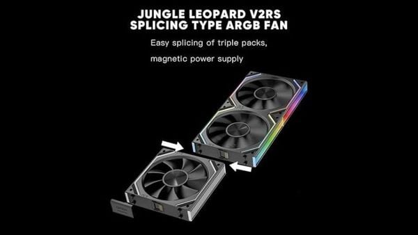 Fan Case Leopard V2RS ARGB - Black có kích thước tiêu chuẩn