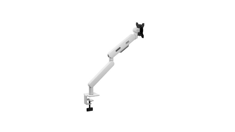 Giá đỡ màn hình AOC AM400 sở hữu vẻ ngoài hiện đại với tông màu trắng thanh lịch